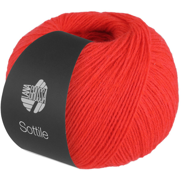 Lana Grossa Sottile 004 Leuchtendrot 50g