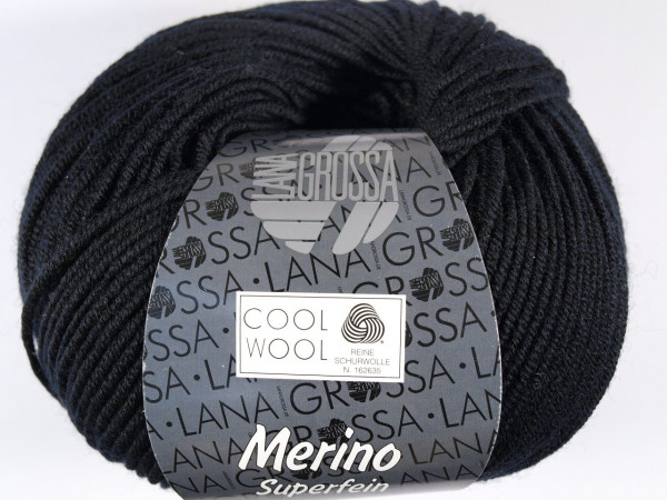 Lana Grossa Cool Wool 2000 433 Schwarz