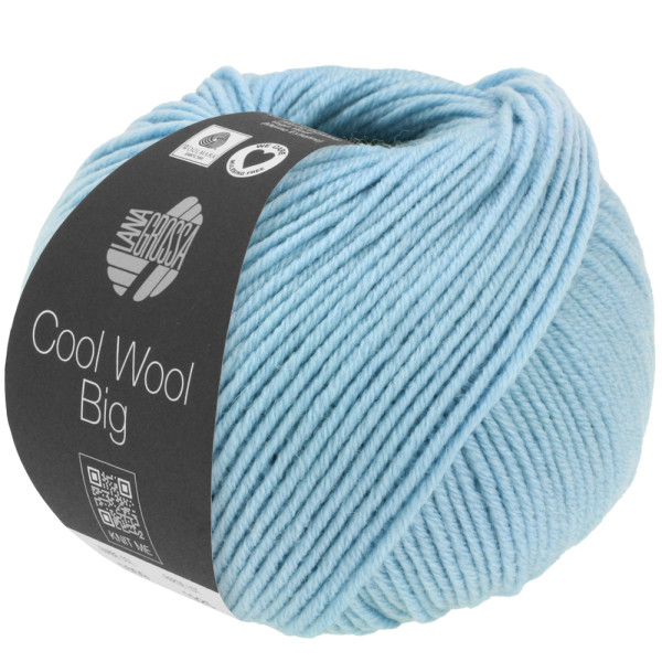 Lana Grossa Cool Wool Big Mélange 1620 Hellblau meliert 50g