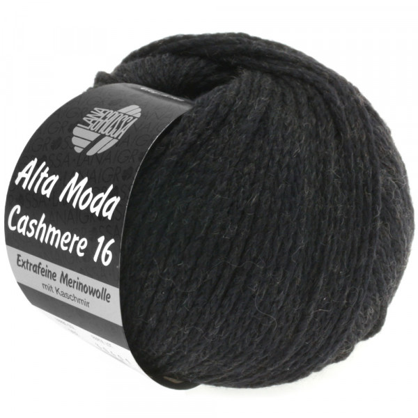 Lana Grossa Alta Moda Cashmere 16 015 Schwarz