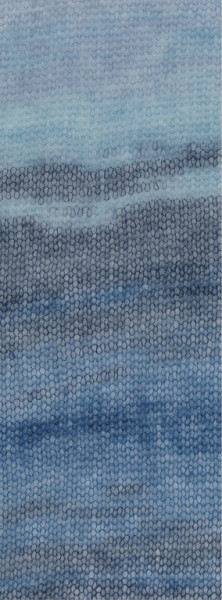 Lana Grossa Silkhair Print Landlust 360 Hellblau/Mint/Grau/Petrolblau 50g
