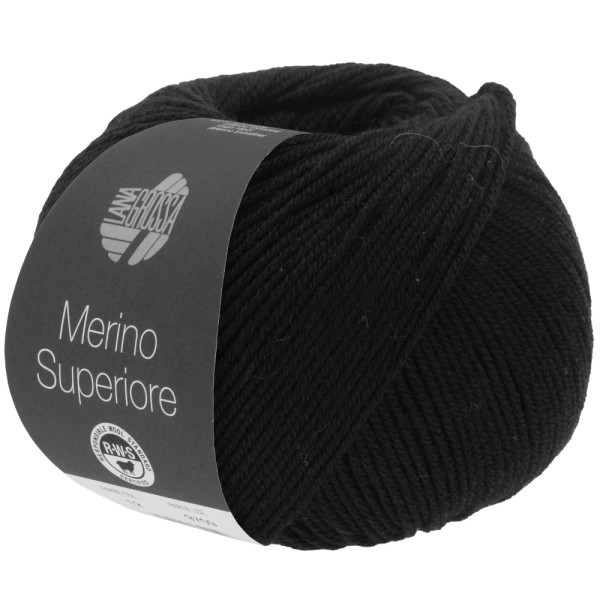 Merino Superiore 008 | Schwarz
