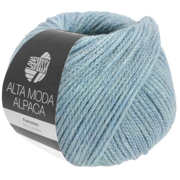 Lana Grossa Alta Moda Alpaca 081 helles Jeansblau