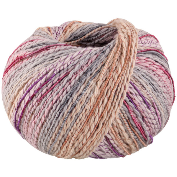 Lana Grossa Torto 011 Hellbeige/Pastellrosa/Hellgrau/Pink/Violett/Rosa 50g