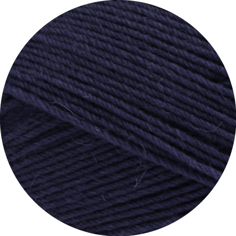 Lana Grossa Meilenweit 100 Merino Extrafein Uni 2447 Tiefblau 100g