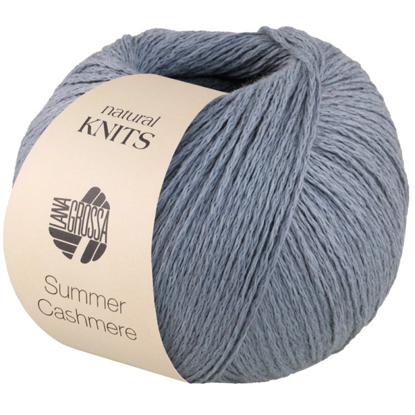 Lana Grossa Summer Cashmere 010 Graublau