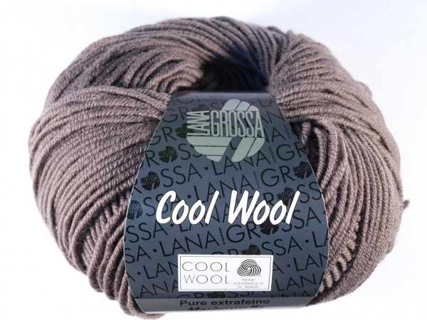 Lana Grossa Cool Wool 2000 - Graubraun