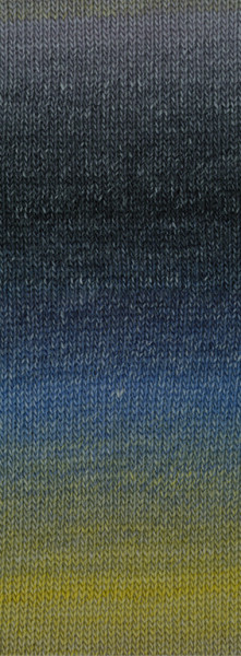 Lana Grossa Gomitolo Versione 445 Blaugrau/Jeans/Helloliv/Grau/Anthrazit