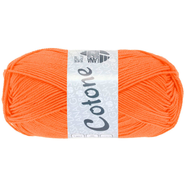 Lana Grossa Cotone 093 Leuchtorange 50g