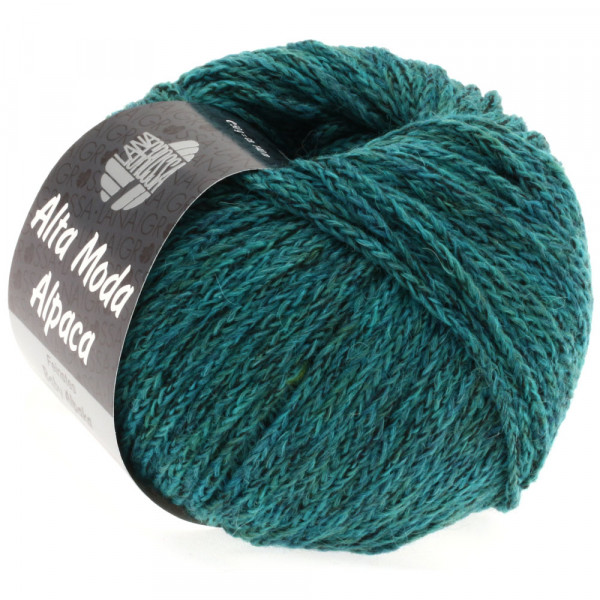 Lana Grossa Alta Moda Alpaca 008 Petrol meliert 50g