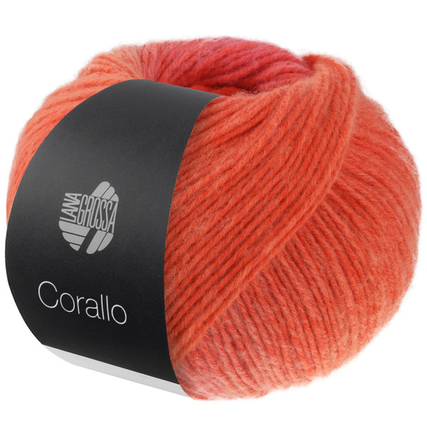 Lana Grossa Corallo 002 Himbeer/Rot 100g