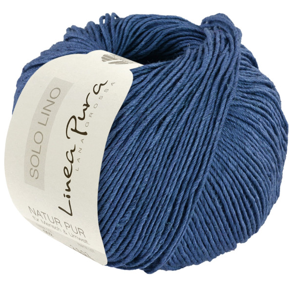 Lana Grossa Solo Lino 076 Blau