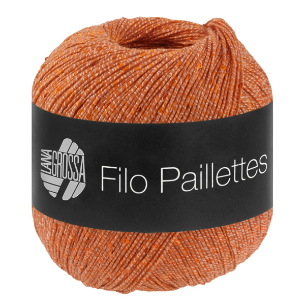 Lana Grossa Filo Pailettes 005 Orange 50g