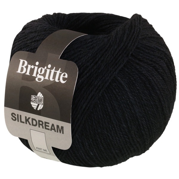 Lana Grossa Brigitte Silkdream 016 Anthrazit 50g