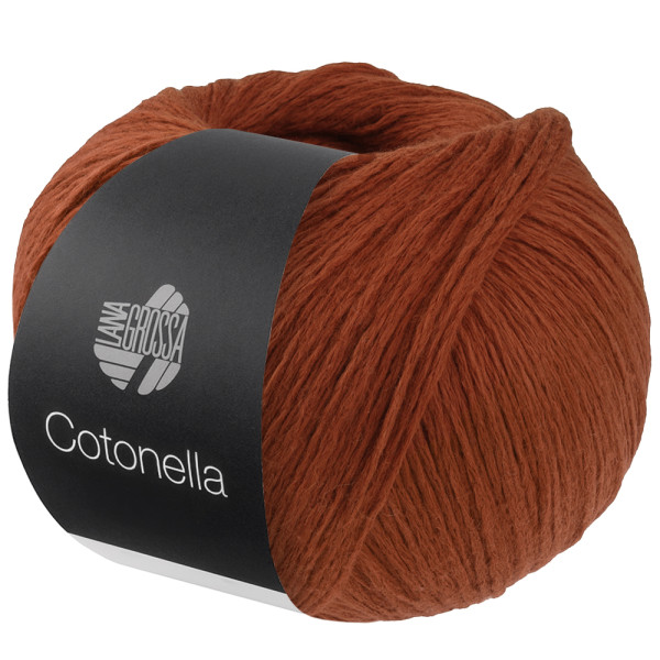 Lana Grossa Cotonella Uni 204 Zimtbraun 50g