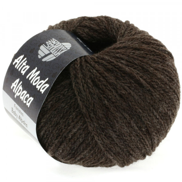 Lana Grossa Alta Moda Alpaca 010 Mokka meliert 50g