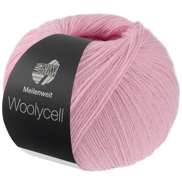 Lana Grossa Woolycell 004 Rosa 100g