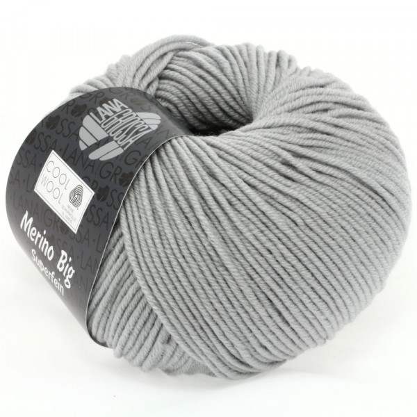 Lana Grossa Cool Wool Big 928 Mittelgrau 50g