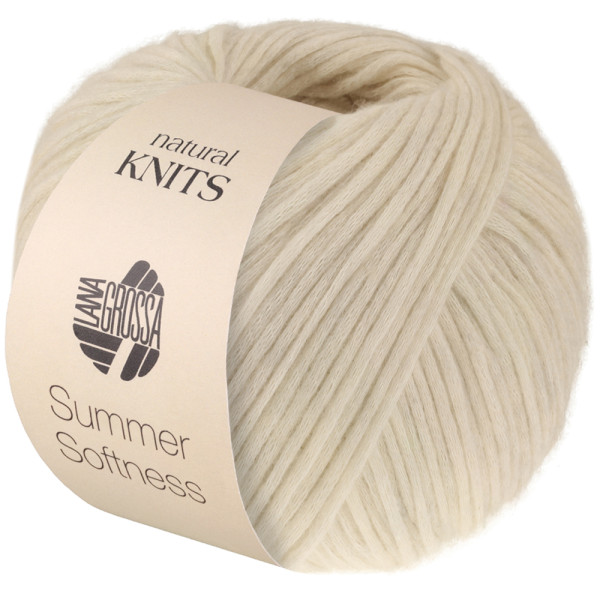 Lana Grossa Summer Softness 026 Kalkweiß 50g