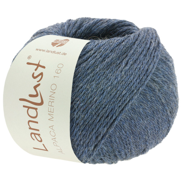 Lana Grossa Landlust Alpaka Merino 160 411 Graublau 