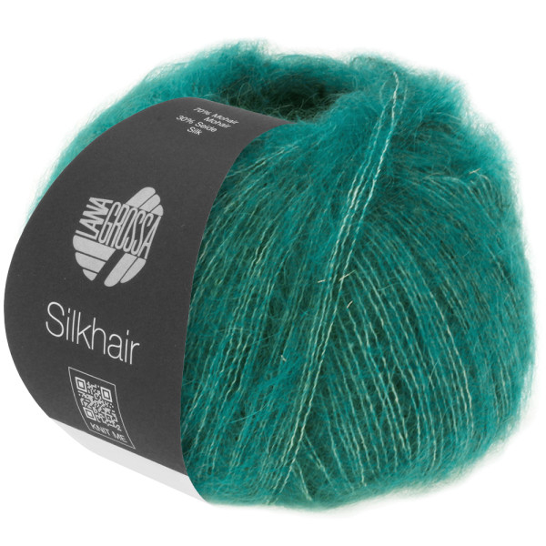 Lana Grossa Silkhair 187 Blaugrün 25g