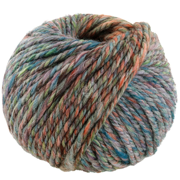 Lana Grossa Merino Twister 020 Grau/Ocker/Graugrün/-braun