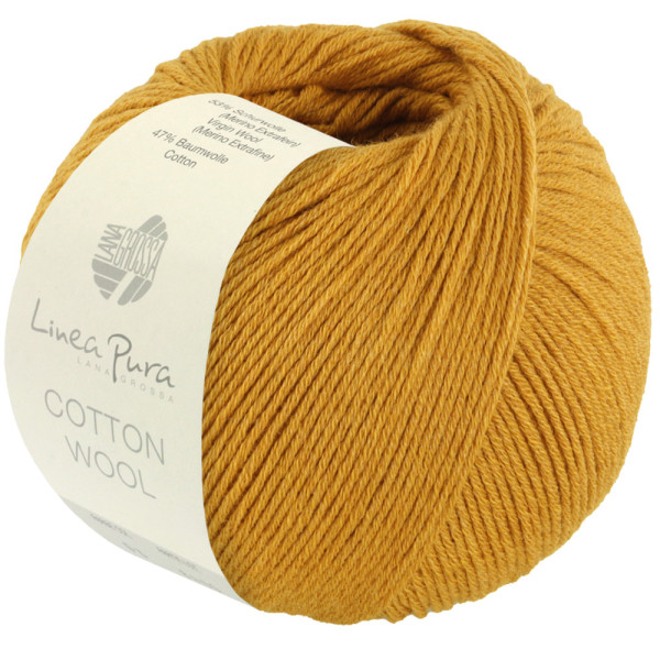 Lana Grossa Cotton Wool 027 Ockergelb 50g
