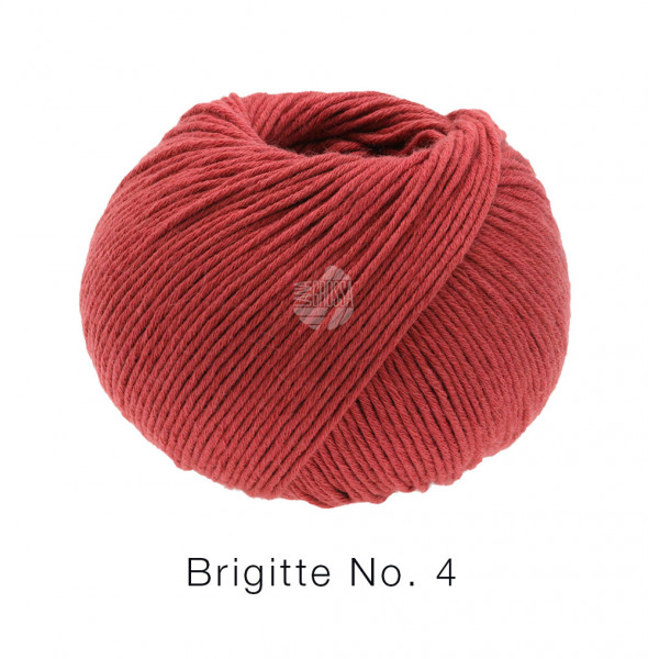 Lana Grossa Brigitte No.4 021 Orientrot 50g