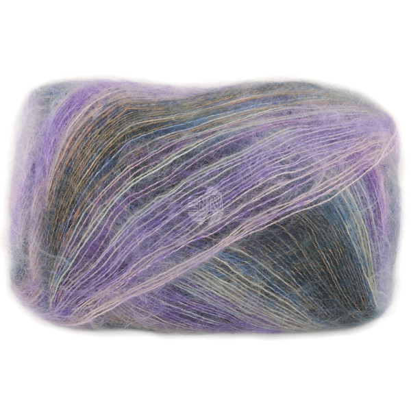 Lana Grossa Cottonhair 104 Ocker/Hellgrau/Lila/Rosé/Jeansblau/Anthrazit 50g