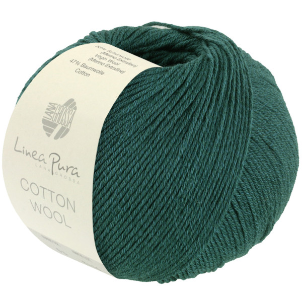Lana Grossa Cotton Wool 026 Opalgrün 50g