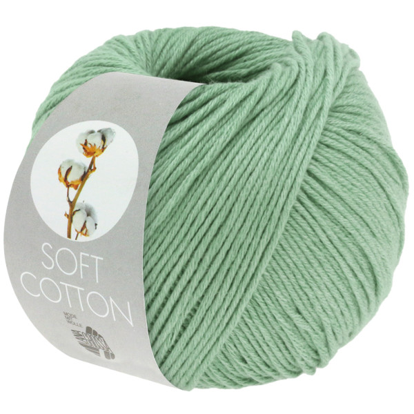 Lana Grossa Soft Cotton 052 Mint 50g
