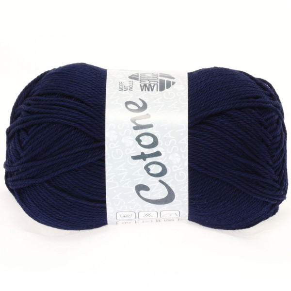 Lana Grossa Cotone 020 Nachtblau 