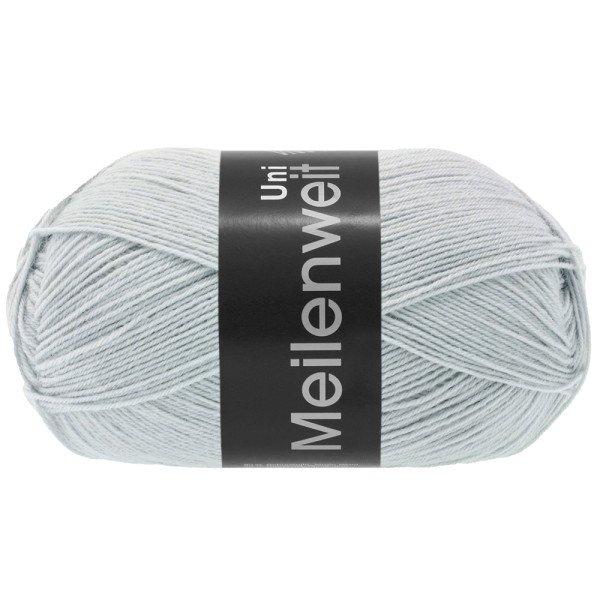 Lana Grossa Meilenweit 100 1383 Silbergrau 100g