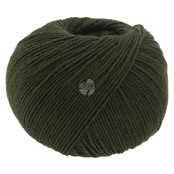 Lana Grossa Merino Superiore 016 Schwarzgrün 50g