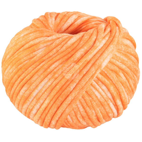 Lana Grossa Gelato Vintage 102 Orange/Weiß 100g