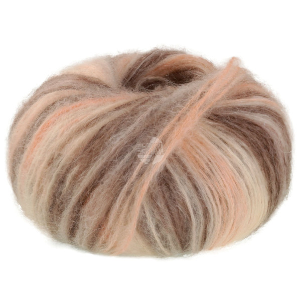 Lana Grossa Superkid Seta 110 Hellbeige/Pfirsich/Lachs/Graubraun25g