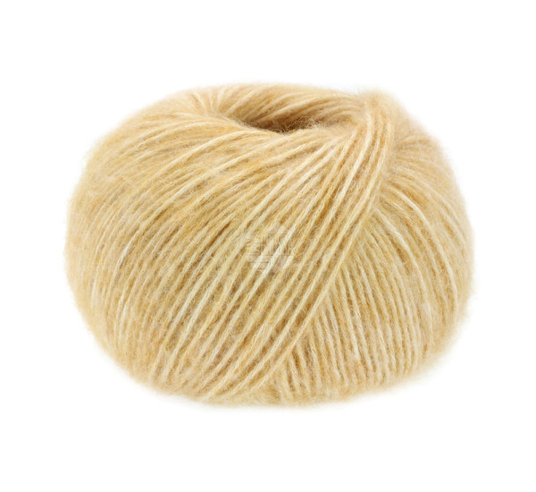 Lana Grossa Natural Alpaca Pelo 009 Sandgelb meliert