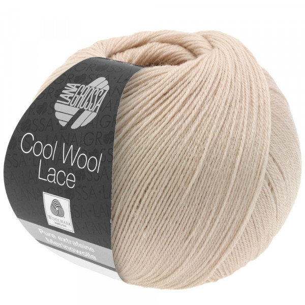 Lana Grossa Cool Wool Lace 013 Grege 50g