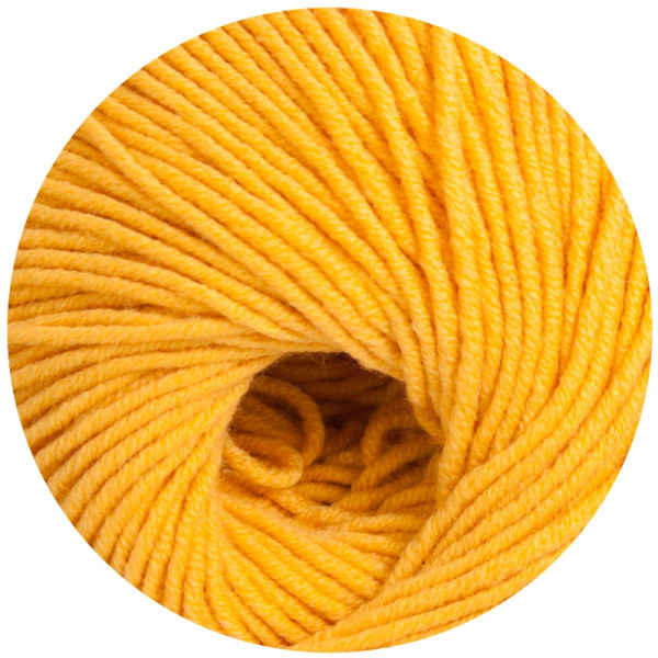 OnLine Supersocke 6-fach Merino Uni 5007 Gelb