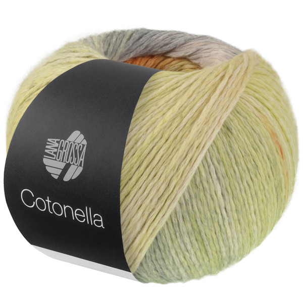 Lana Grossa Cotonella 020 Zartflieder/Natur/Vanille/Grau/Rost/Camel 100g