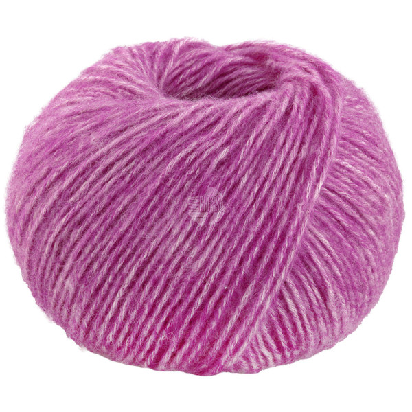 Lana Grossa Natural Alpaca Pelo 029 Fuchsia meliert 50g