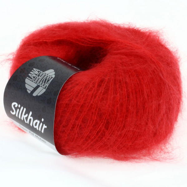 Lana Grossa Silkhair 008 Kirschrot 25g