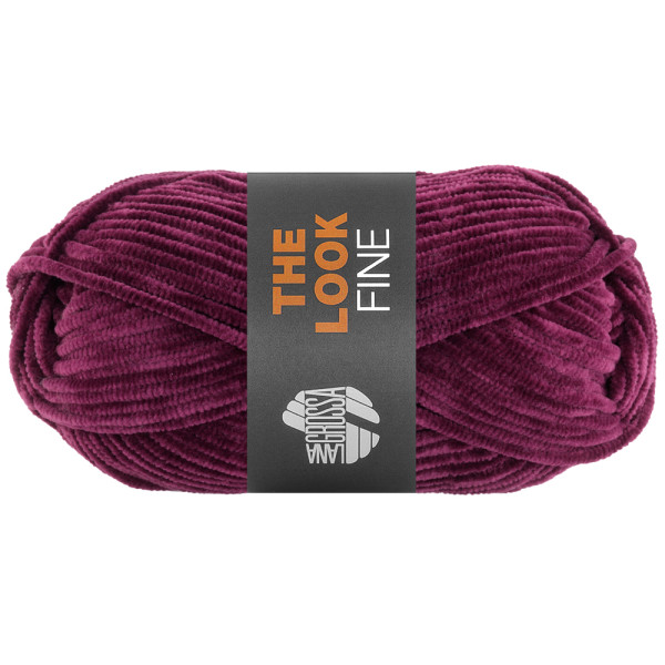 Lana Grossa The Look Fine 110 Bordeaux 50g