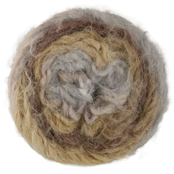 Lana Grossa Basta Mista 108 Beige/Hellgrau/Grège/Taupe/Grau-/Dunkelbraun 50g