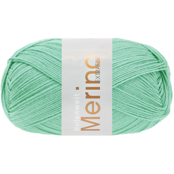 Lana Grossa Meilenweit 100 Merino Extrafein Uni 2459 Aqua 100g