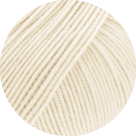 Lana Grossa Cool Wool Seta 001 Weiß 50g