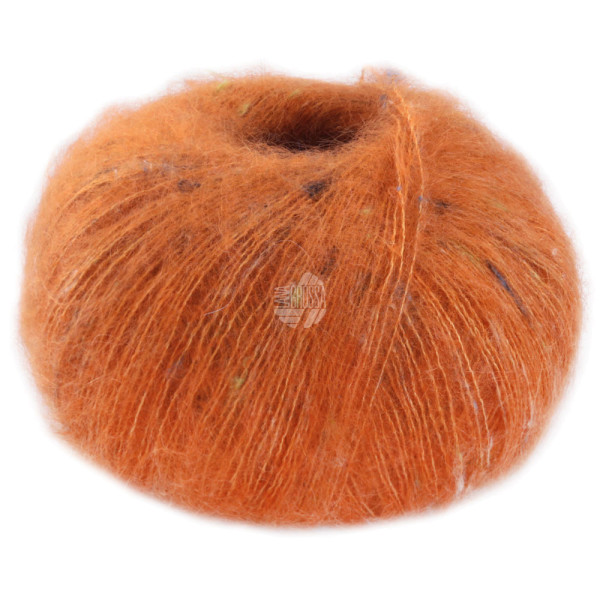 Lana Grossa Natural Superkid Tweed 611 Rostorange 25g