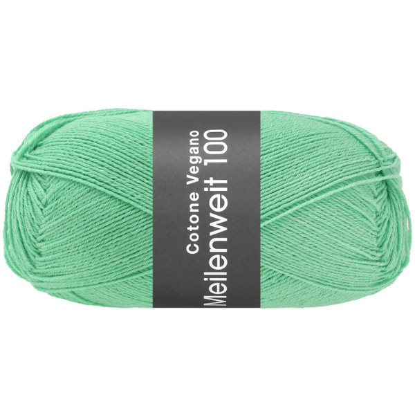 Lana Grossa Meilenweit 100 Cotone Vegano 027 Aqua