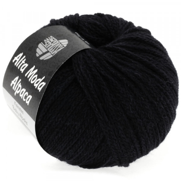 Lana Grossa Alta Moda Alpaca 006 Schwarz 50g