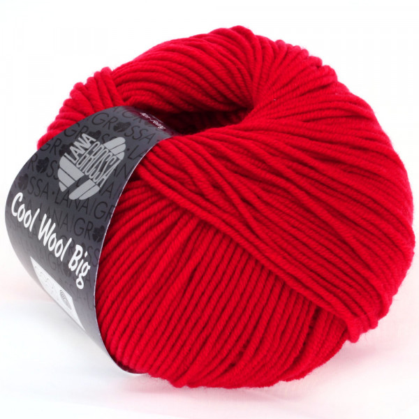 Lana Grossa Cool Wool Big 648 Karminrot 50g